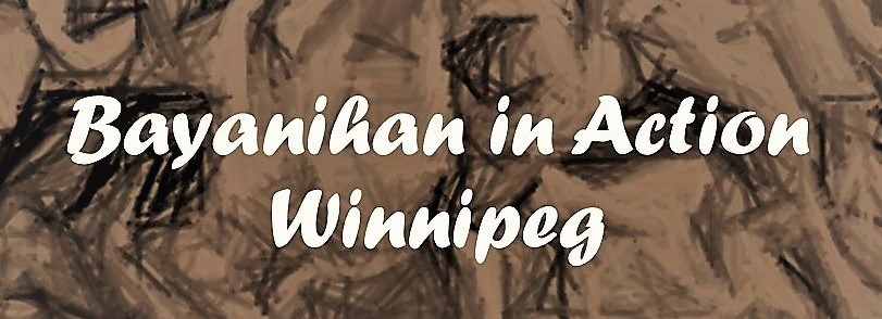 Bayanihan in action Winnipeg
